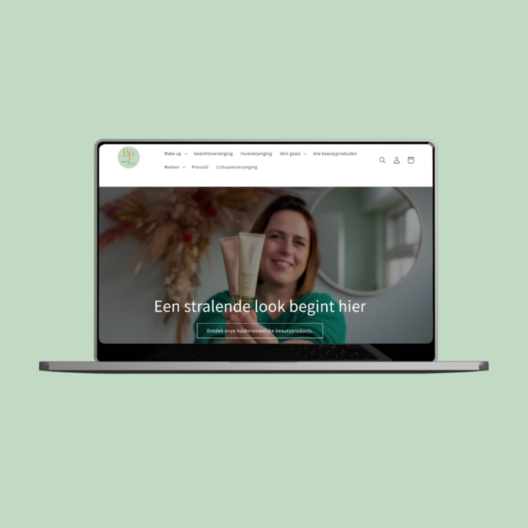 Shopify homepage Beautypoint