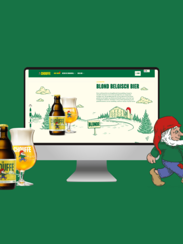 mock up nieuwe website chouffe