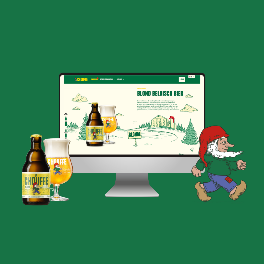 mock up nieuwe website chouffe